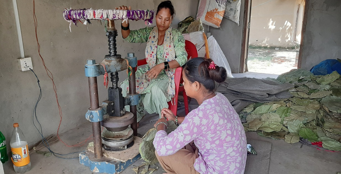 दुनाटपरी बनाएर आत्मनिर्भर बने महिला समूह