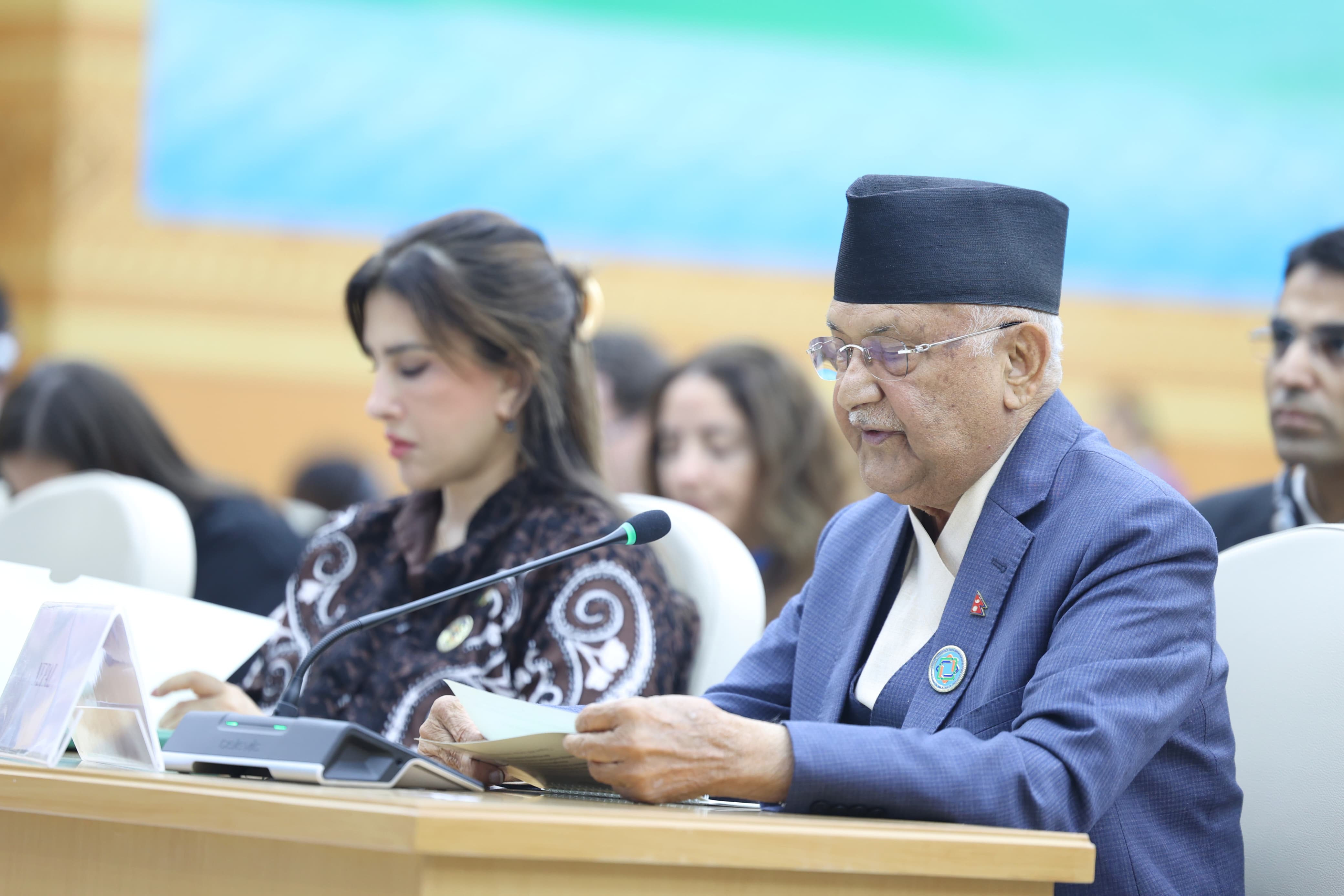 उच्चस्तरीय विषगत राउण्ड टेबललाई प्रधानमन्त्रीको सम्बोधनः आर्थिक सहयोगसहित क्षेत्रीय साझेदारीमा जोड