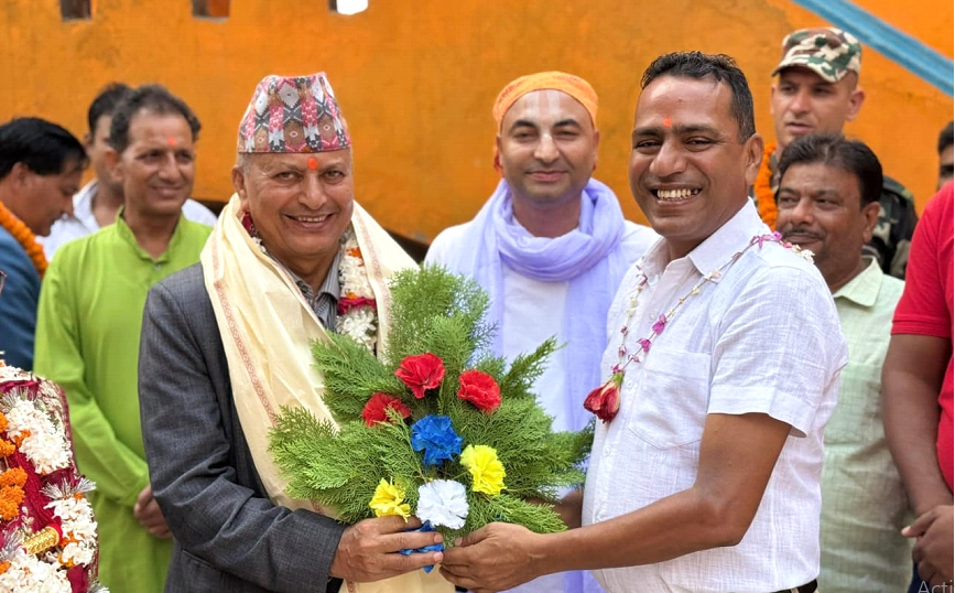 मटिहानी मठ व्यवस्थित गर्ने मन्त्री अधिकारीको प्रतिबद्धता