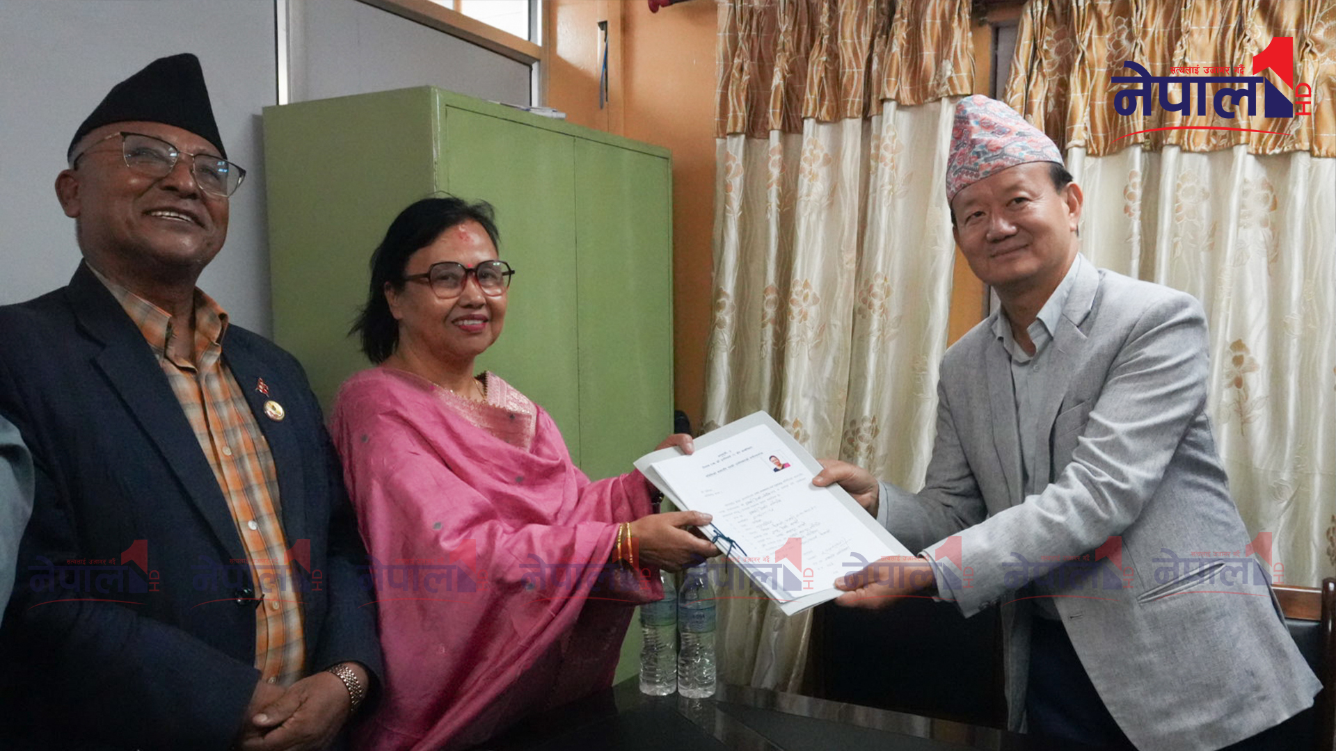 राज्य व्यवस्था तथा सुशासन समिति सभापतिमा न्यौपानेको उम्मेदवारी दर्ता
