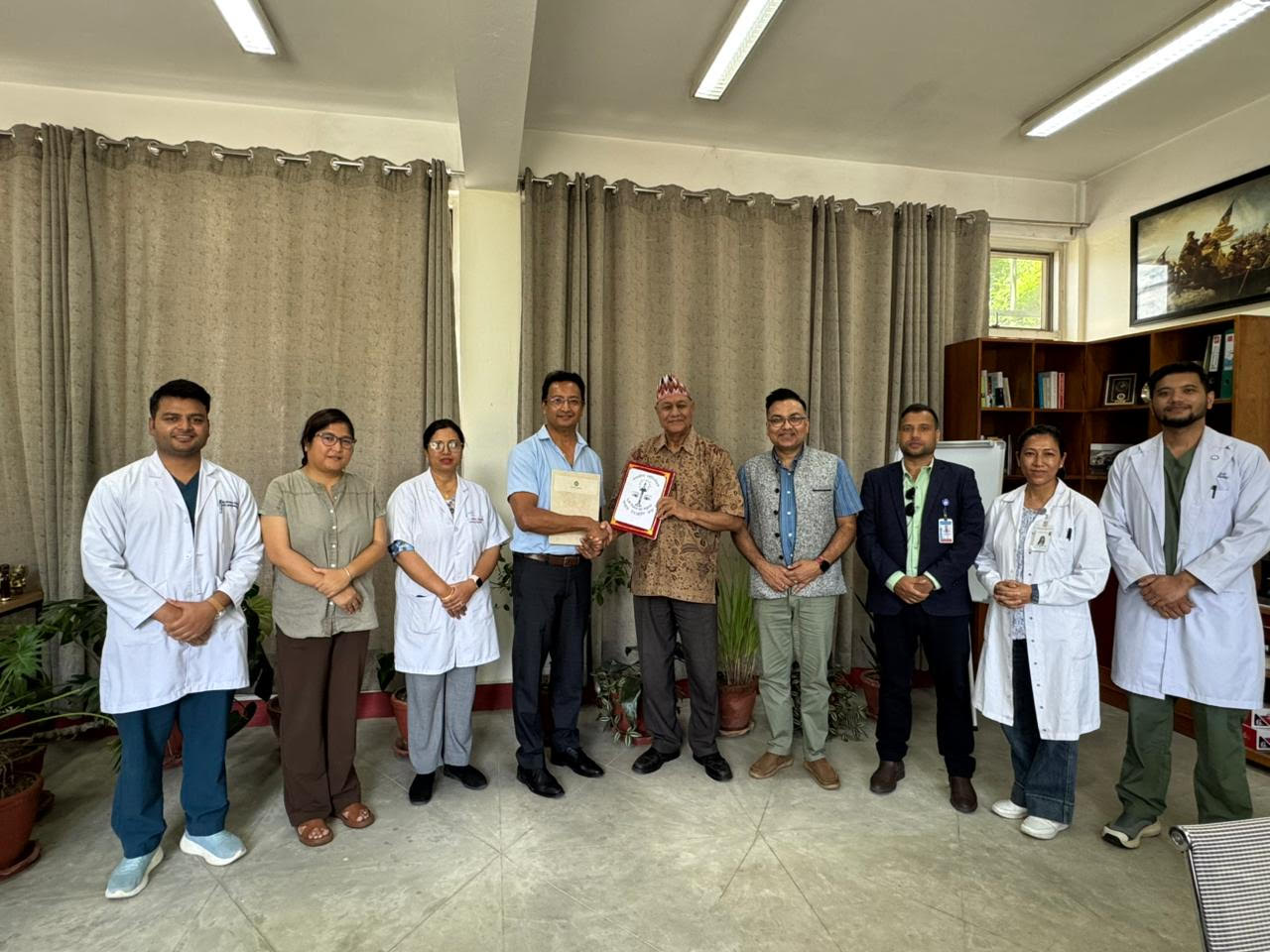 नेपाल नेत्रज्योति सङ्घ र धुलिखेल अस्पतालबीच आँखा उपचारमा सहकार्य