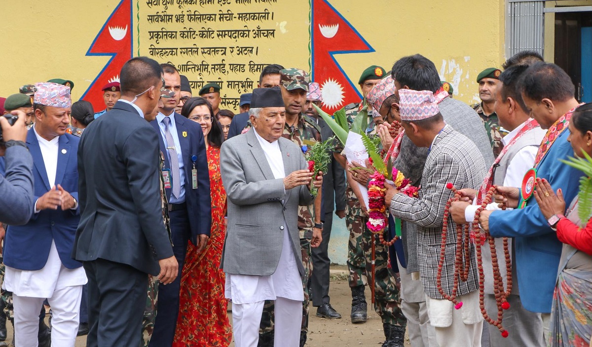 बेथिति अन्त्य गर्दै सुशासनसहितको  पारदर्शी सेवा प्रवाह गर्नुपर्छः राष्ट्रपति