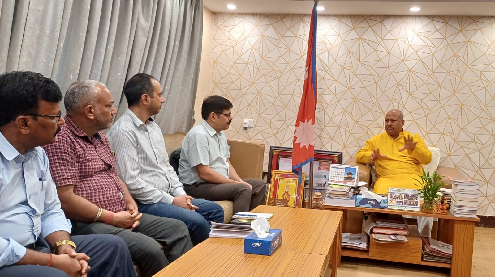 मुख्यमन्त्री सिंहसँग भारतीय प्रतिनिधिमण्डलको भेट, के भयो कुराकानी?