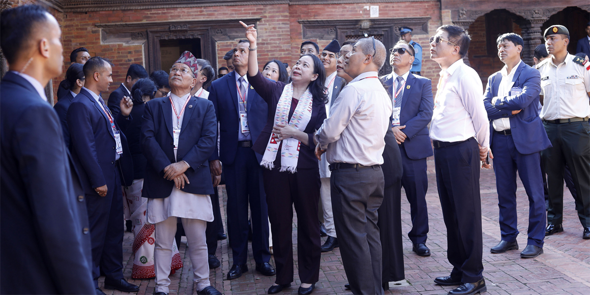 भियतनामका उपराष्ट्रपतिबाट पाटन र बौद्धनाथ क्षेत्रको अवलोकन