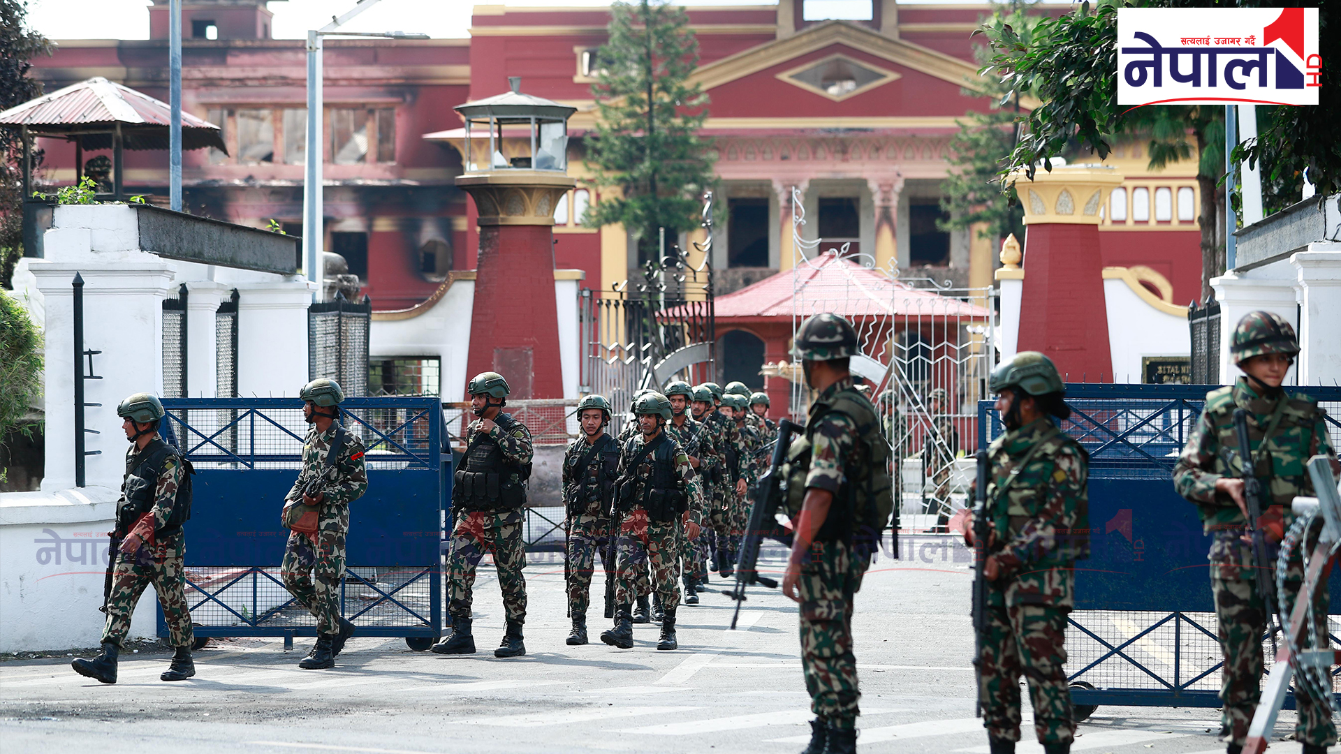 राष्ट्रपति भवन शीतल निवासमा सुरक्षा व्यवस्थामा कडाइ (तस्बिरहरू)