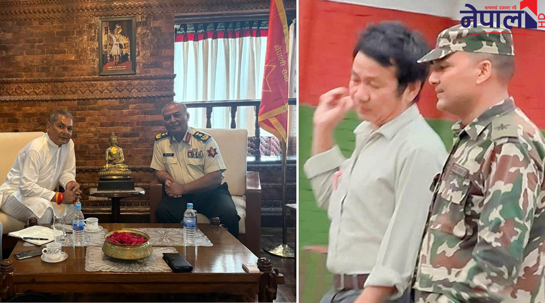 हर्क साम्पाङ र दुर्गा प्रसाई पुगे जङ्गीअड्डा
