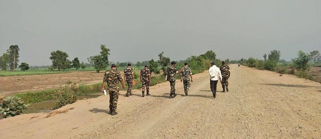 भारतीय अवरोधका कारण हुलाकी राजमार्ग निर्माणको काम रोकियो