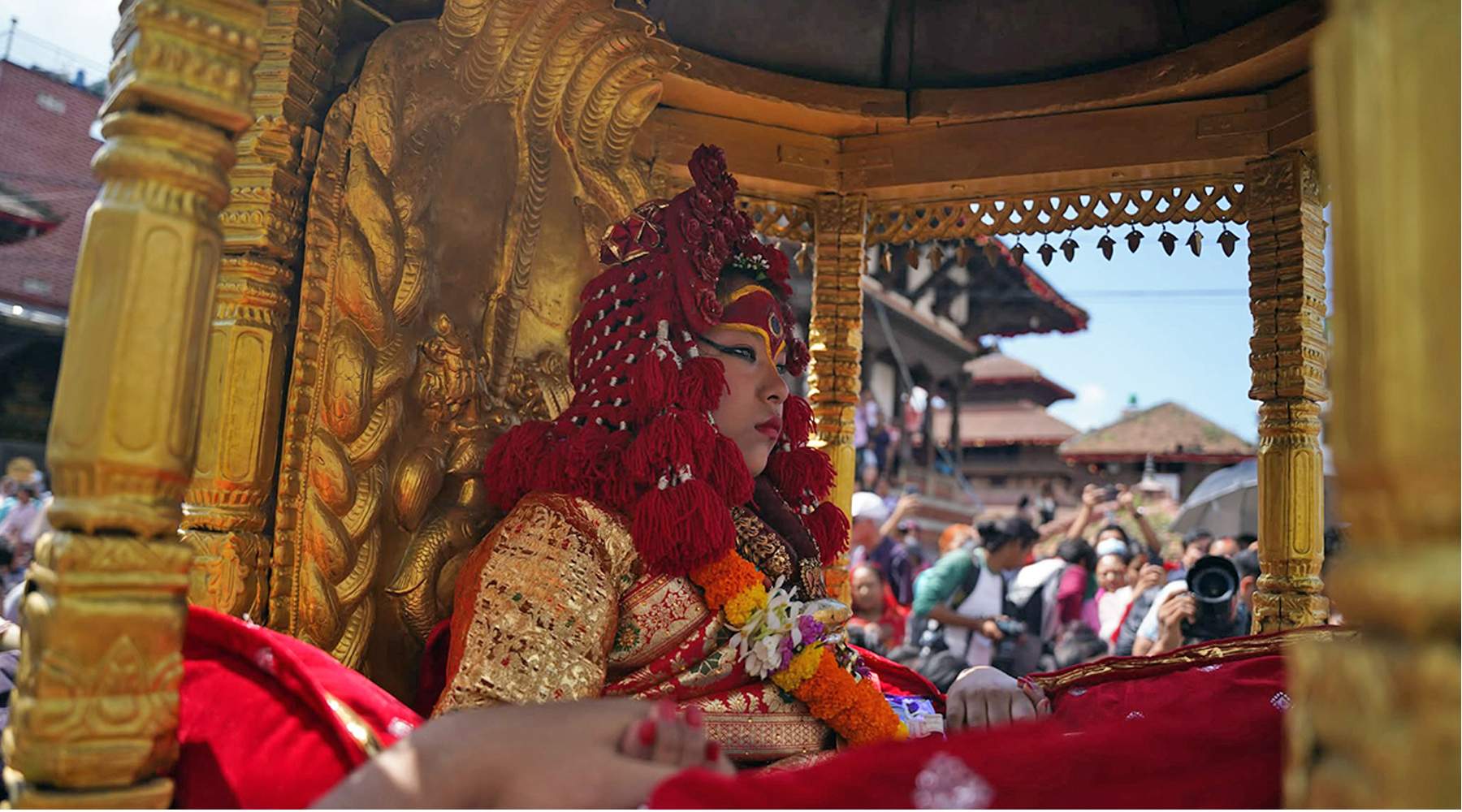 फेरिइन् ‘जीवित देवी’, अढाइ वर्षीया आर्यतारा शाक्य नयाँ कुमारी