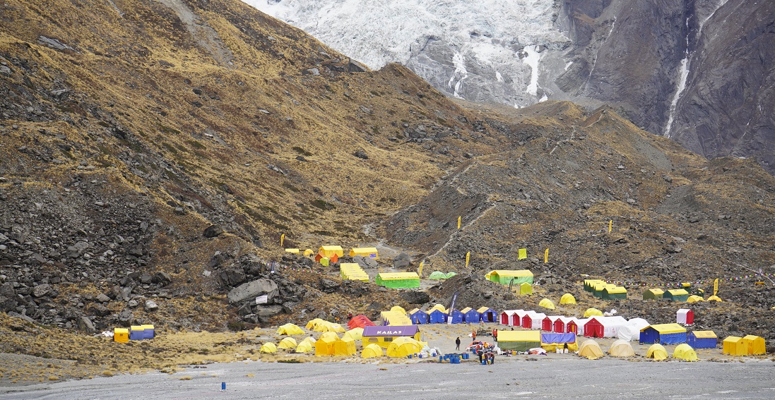 पदयात्राका लागि अन्नपूर्ण आधार शिविर पुग्न थाले पर्यटक