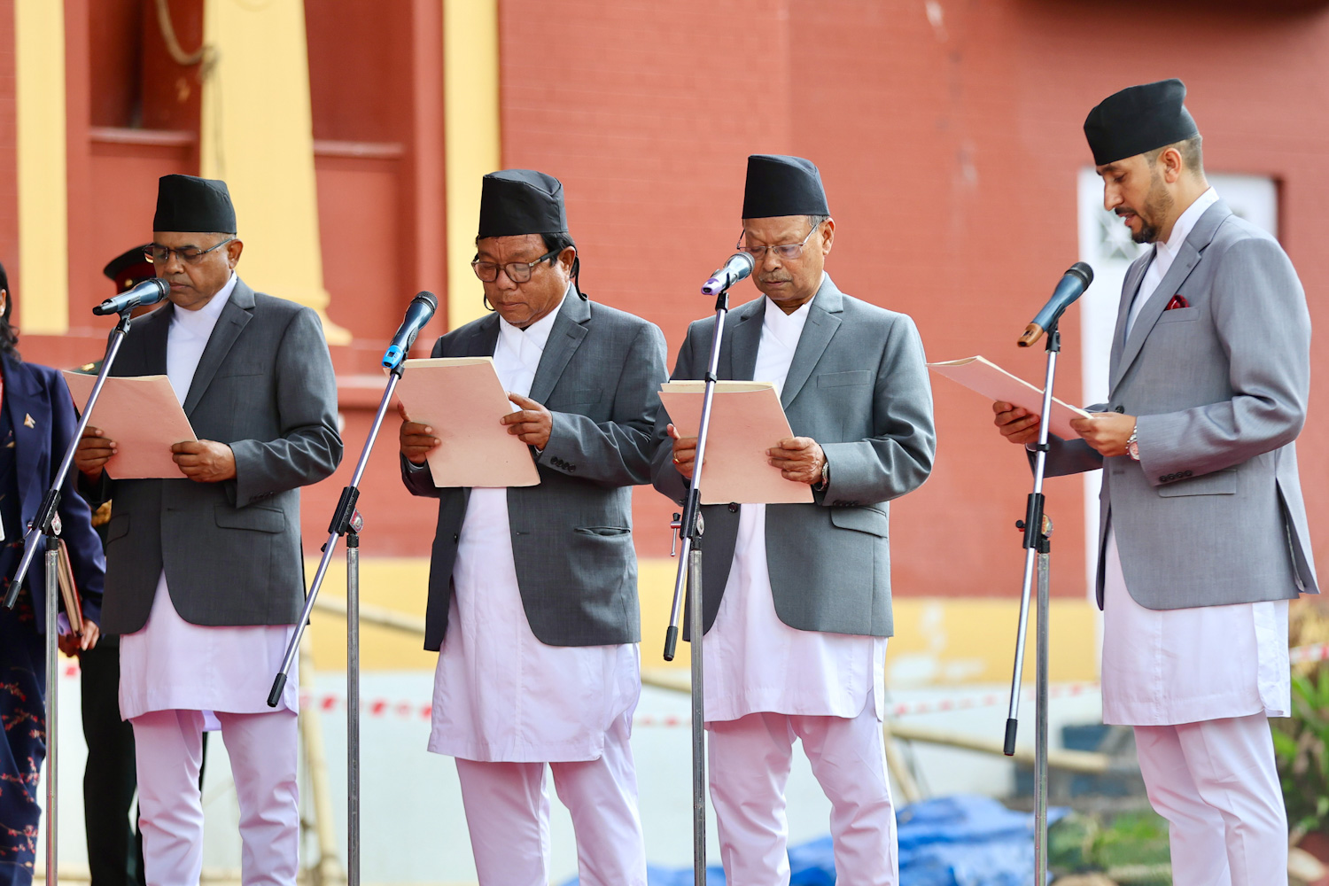 नव नियुक्त चार मन्त्रीले लिए शपथ, पहिलोपल्ट सभामुख पनि उपस्थित