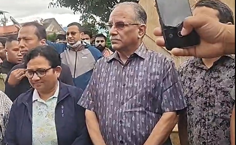 जेनजी आन्दोलनपछि पेरिसडाँडा पुगेका प्रचण्डले भने–नयाँ र भव्य पार्टी कार्यालय बनाइने छ