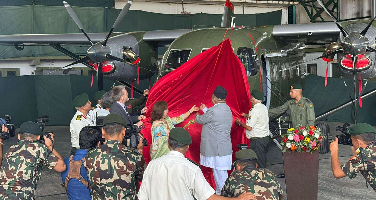 अमेरिकाले नेपाली सेनालाई दियो स्काई ट्रक र एयर एम्बुलेन्स