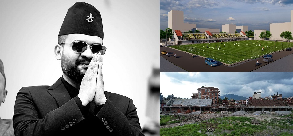 महिला फुटबलको लागि मिनि रंगशालाको काम धमाधम – बालेन शाह