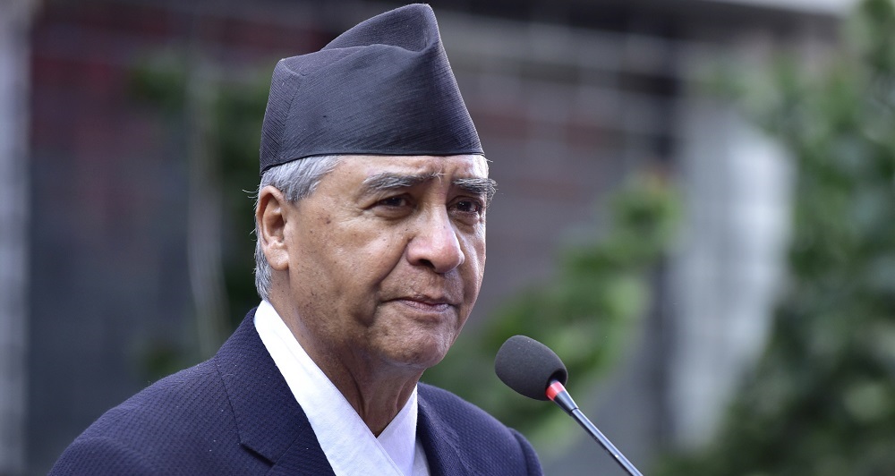 पूर्व राष्ट्रपतिलाई राजनीतिमा आउन संविधानले रोक्दैन : देउवा