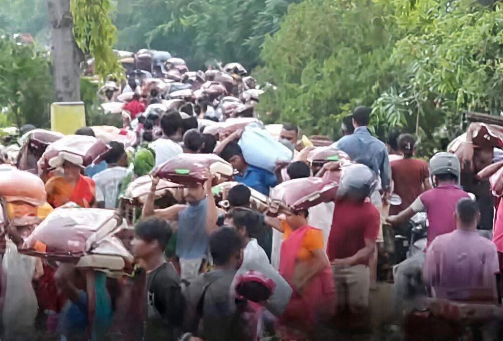 जेनजी प्रदर्शनममा गोदामबाट लुटिएको  तीन सय क्वीन्टल खाद्यान्न फिर्ता