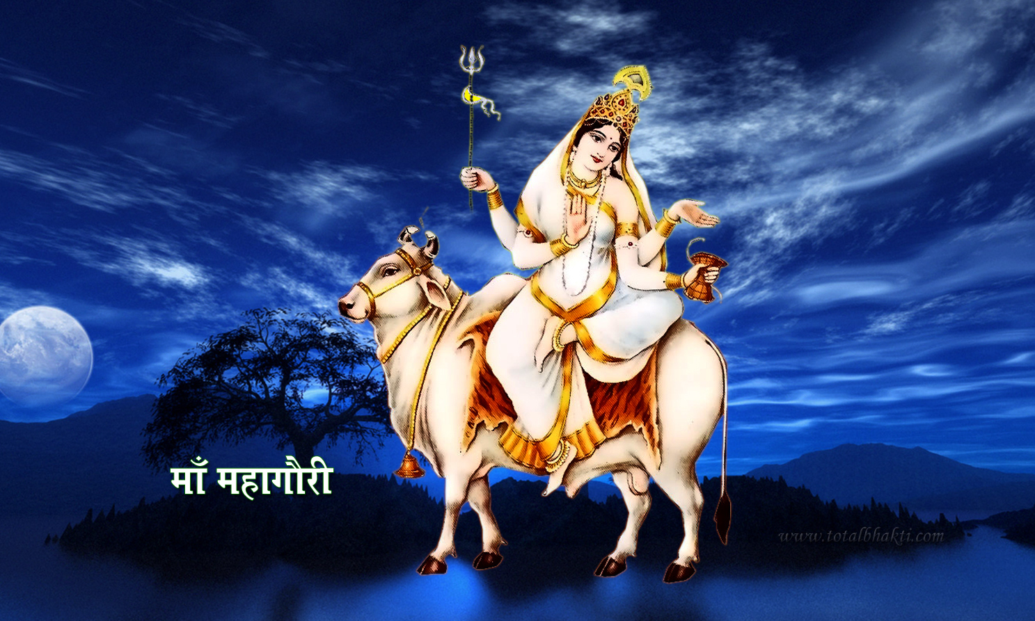 नवरात्रको आठौँ दिन महागौरी देवीको पूजा आराधना गरिँदै