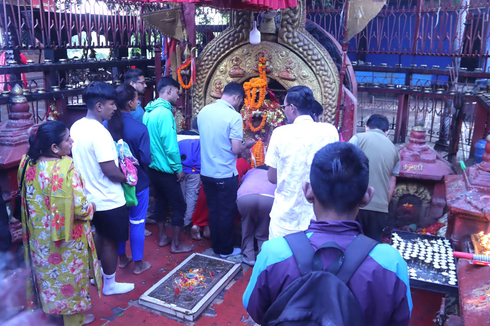 भद्रकाली मन्दिरमा शनिबारका दिन भक्तजन