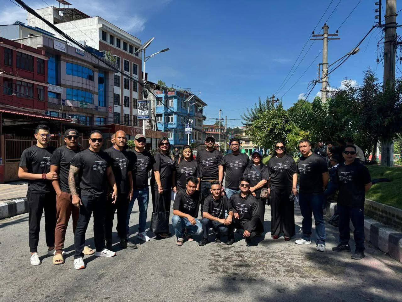 माइतीघरमा राप्रपाका युवाहरूको मौन प्रदर्शन