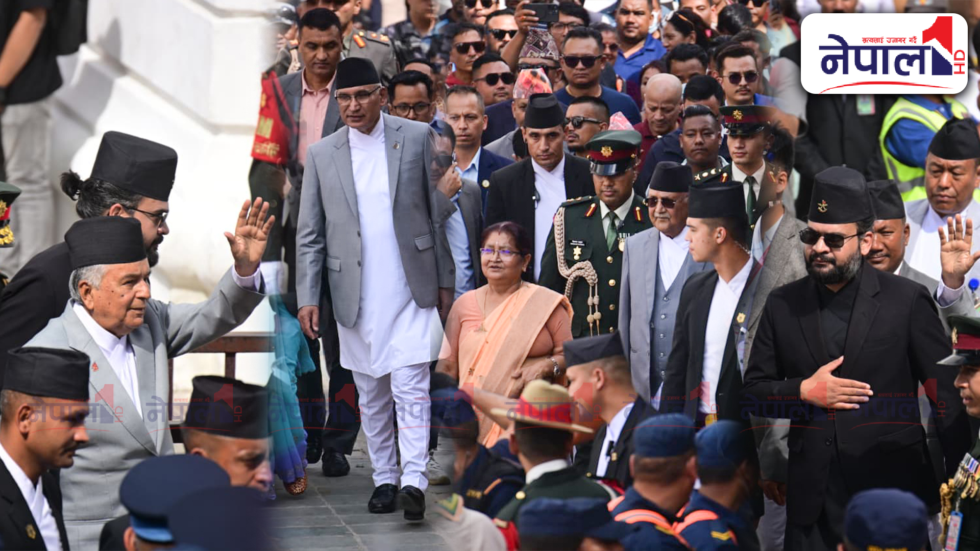 इन्द्रजात्रामा भीआईपीहरूको उपस्थिति (तस्बिरहरू)