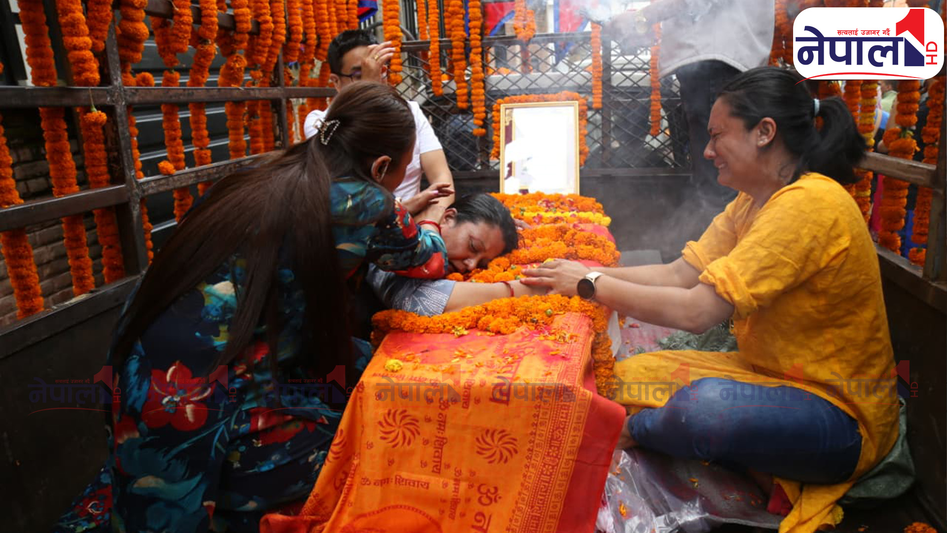 जेनजी सहिदको शवयात्रा तयारी (तस्बिरहरु)