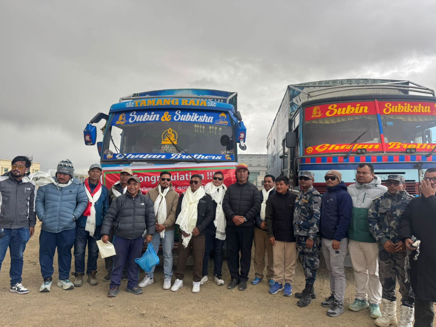 कोरला नाकामा दर्जनौँ कन्टेनर पुगे