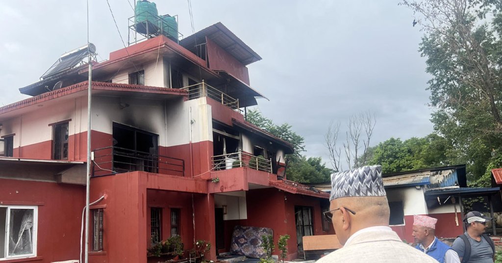 गण्डकीका मुख्यमन्त्री निवासमा आगजनी गरेको आरोपमा एक जना पक्राउ