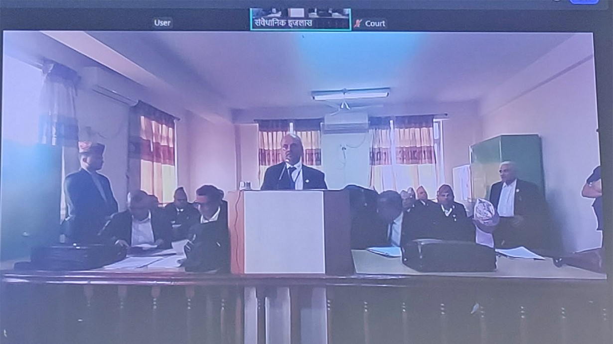 प्रतिनिधिसभा विघटनविरुद्ध सर्वोच्चमा बहस सुरु, बहसकर्तालाई पाँच मिनेट समय