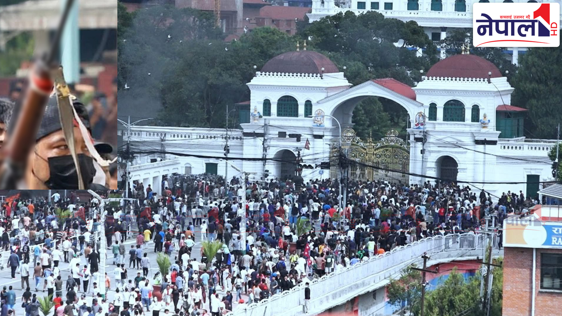 सिंहदरबार अगाडि राइफलसहित प्रदर्शन गर्ने ‘सम्राट’ ज्यान मार्ने उद्योगसहित आठ मुद्दाका अभियुक्त