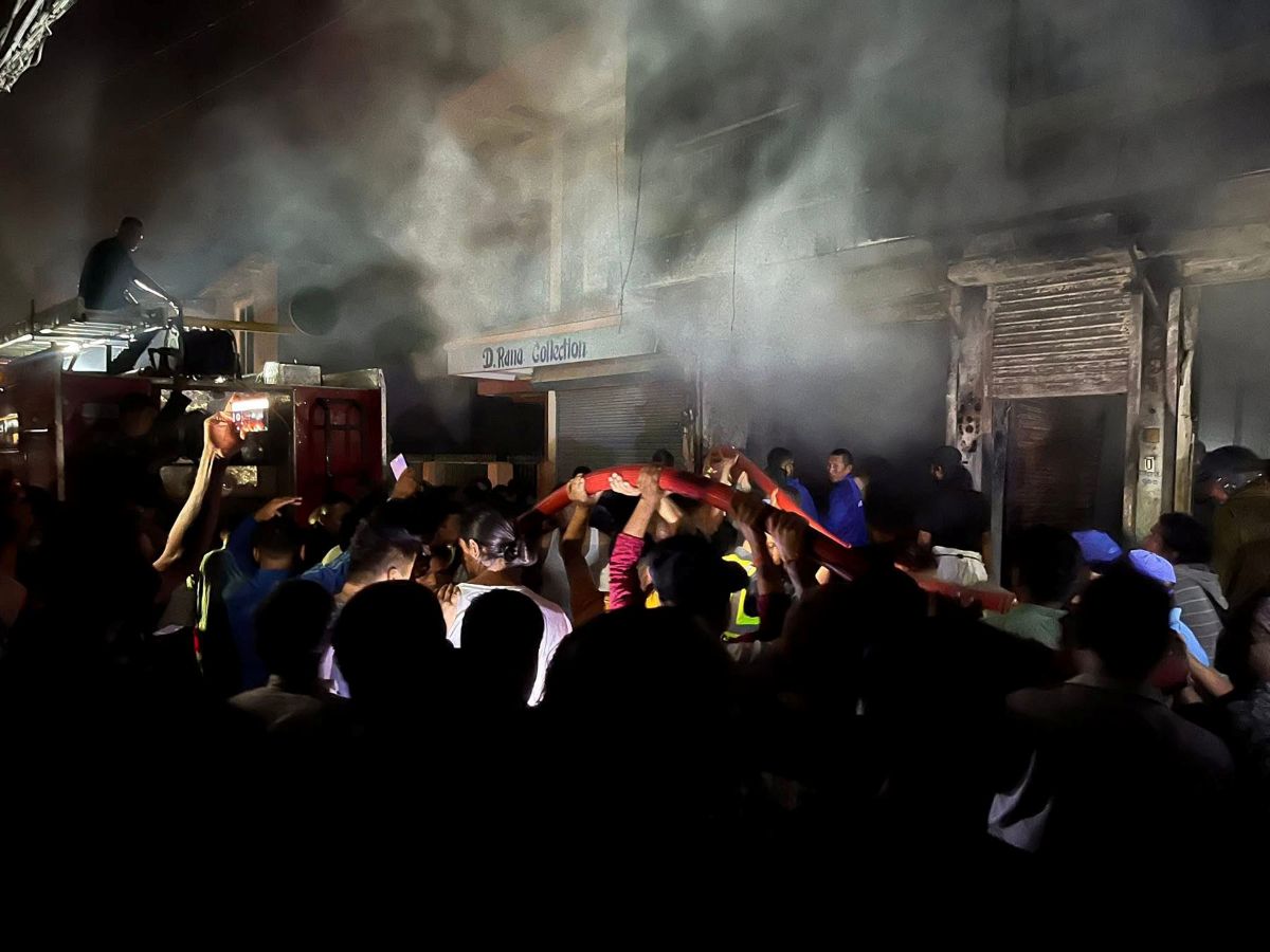 दुलेगौडास्थित एक घरमा आगलागी