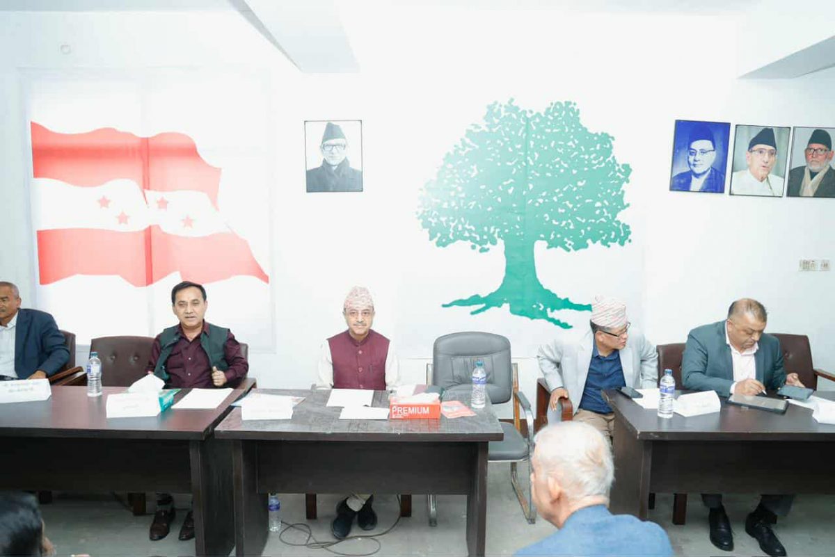 कांग्रेस वैठकमा प्रस्ताव : चुनाव वैशाखमा सार्नु पर्छ