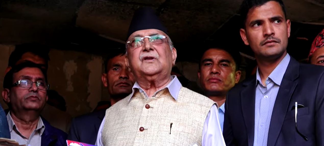 ओलीले गरे जेनजी आन्दोलनमा ध्वस्त आफ्नो बालकोट निवासको अवलोकन