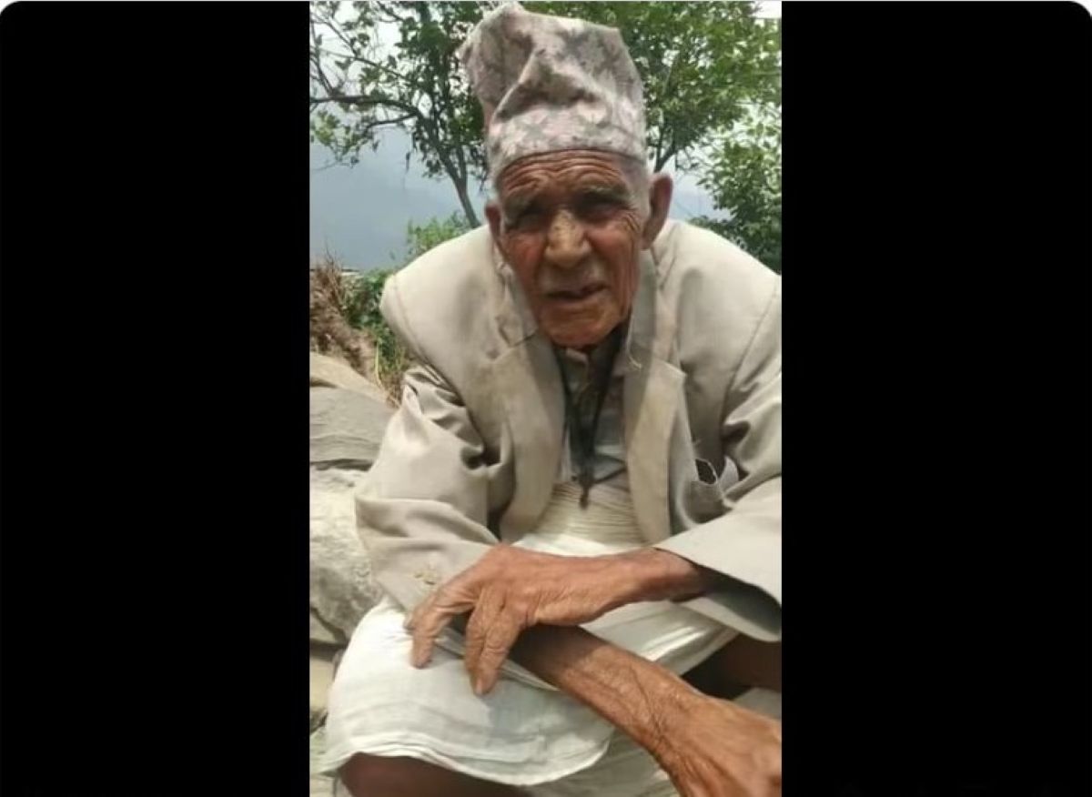 शताब्दी पुरुष लाल जिसी भन्नुहुन्छ ‘अस्पताल भर्ना भएको र औषधि खाएको छैन् ’