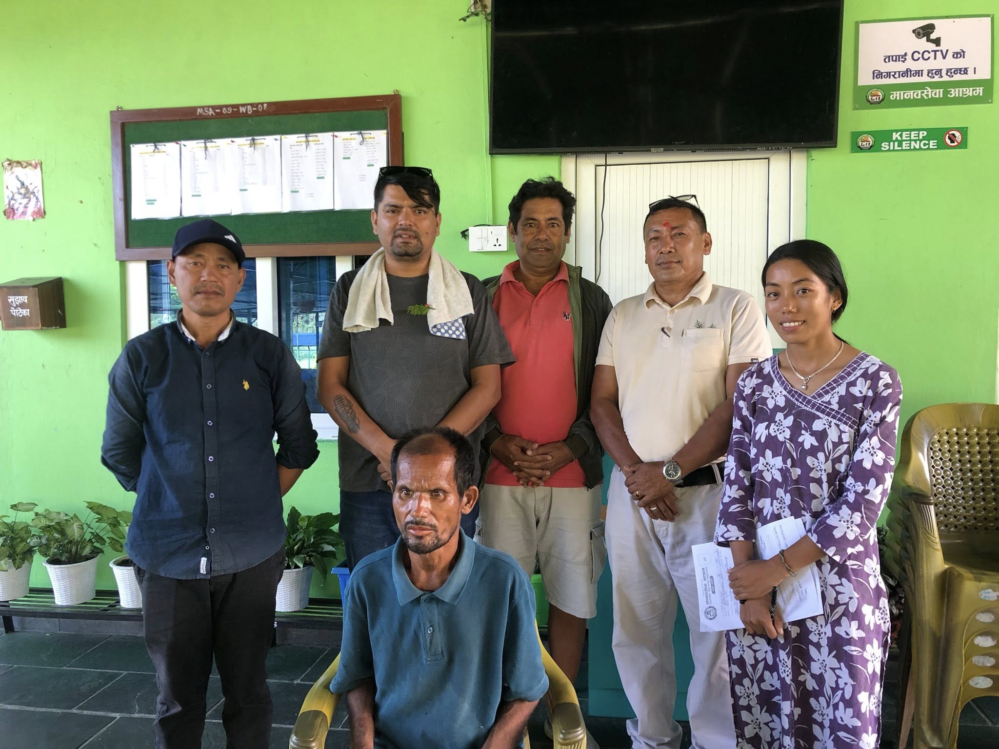 बेबारिसे व्यक्तिलाई उद्धार गरी मानव सेवा आश्रम पुर्याइयो