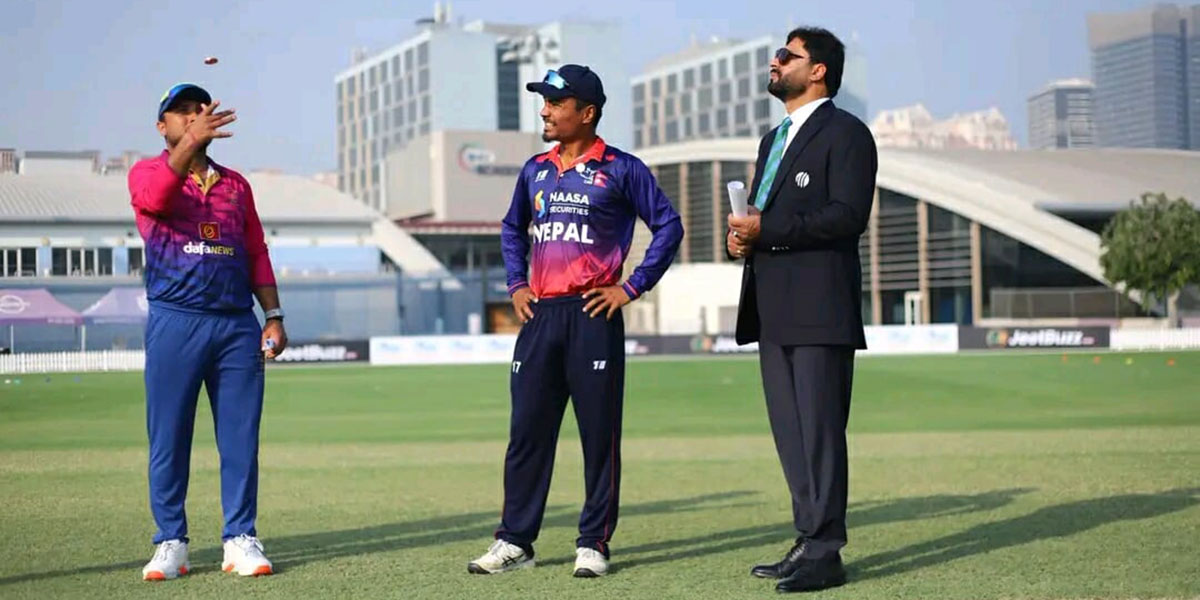 विश्वकप लिग–२ : यूएईविरुद्ध नेपालले पहिला ब्याटिङ गर्दै
