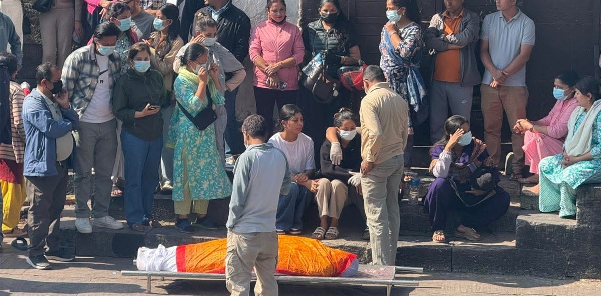 गायिका नितु पौडेलको अन्त्येष्टि