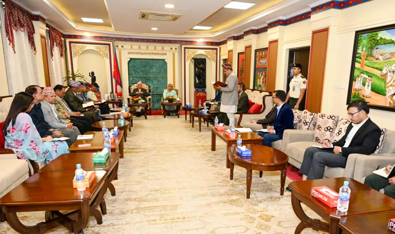 सुरक्षा निकायका प्रमुखहरुको ‘ब्रिफिङ’ : निर्वाचन सुरक्षा व्यवस्था मिलाउन तयार छौं