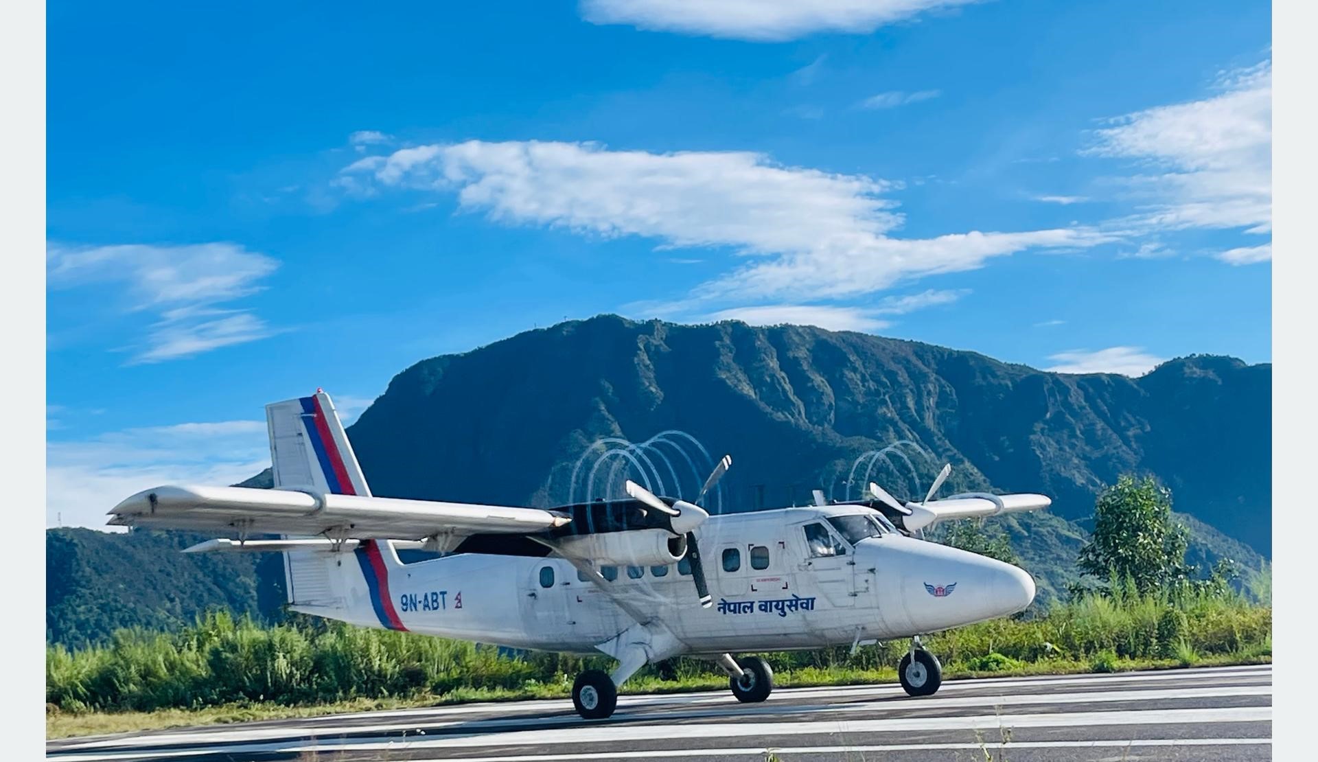 गुल्मीमा आजदेखि सातामा चार पटक हवाई उडान सुरु