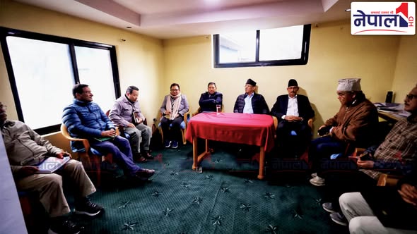 पार्टी एकताबारे निर्णय लिन पेरिसडाँडामा माओवादी सचिवालय बैठक