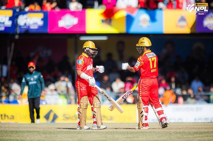 पोखरा एभेन्जर्सलाई पराजित गर्दै लुम्बिनी लायन्सको रोमाञ्चक जित