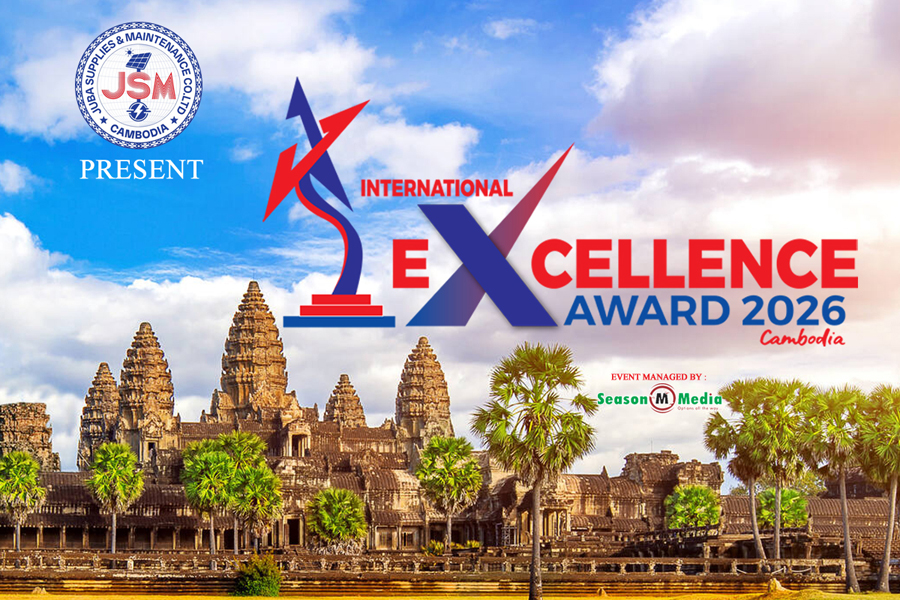 कम्बोडियामा ‘इन्टरनेशनल एक्सिलेन्स अवार्ड २०२६ हुर्दै’ कार्यक्रम व्यवस्थापन सिजन मिडिया गर्ने
