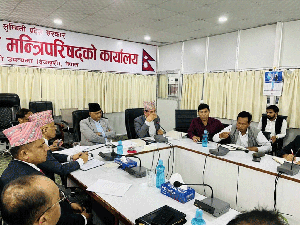 यस्ता छन् लुम्बिनी मन्त्रिपरिषद् बैठकका विभिन्न सात निर्णय