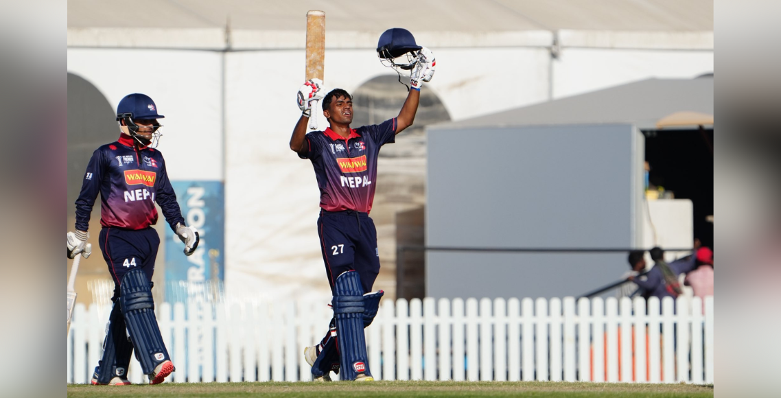 साउदीमाथि नेपालको प्रभावशाली जित, निरजकुमार यादवको शतक