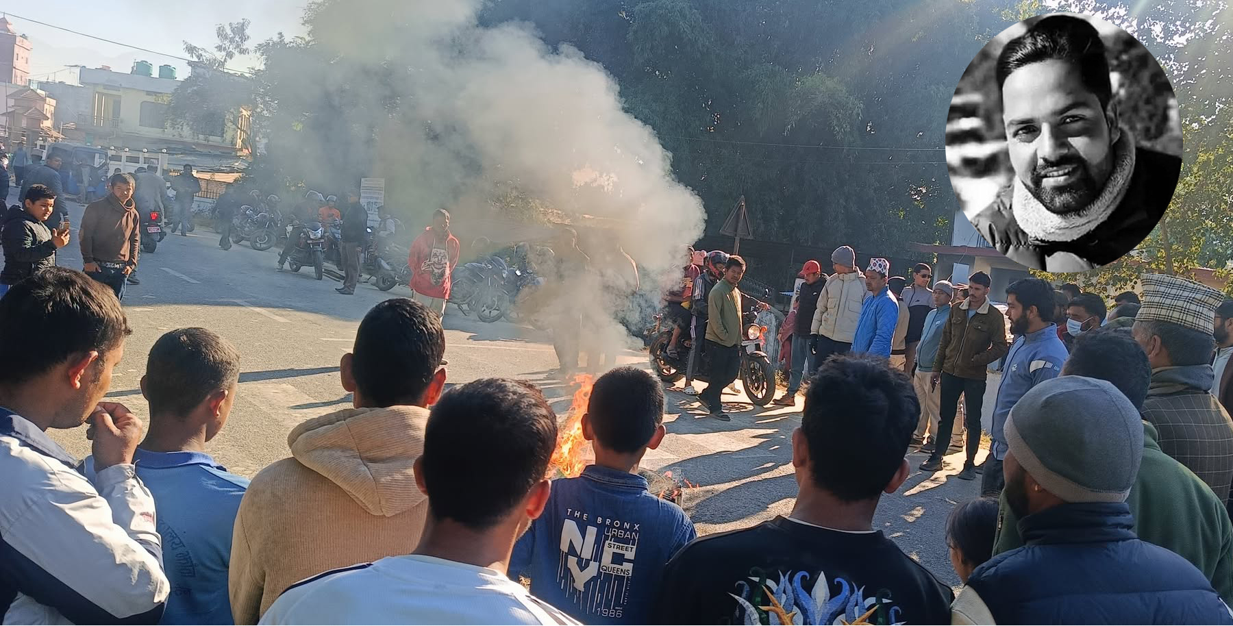 पत्रकार आचार्यको दुर्घटना शंकास्पद रहेको भन्दै आफन्त आन्दोलित