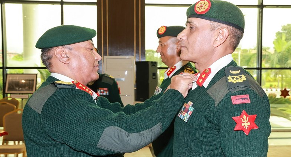 सेनाका सात जनालाई दर्ज्यानी चिन्ह