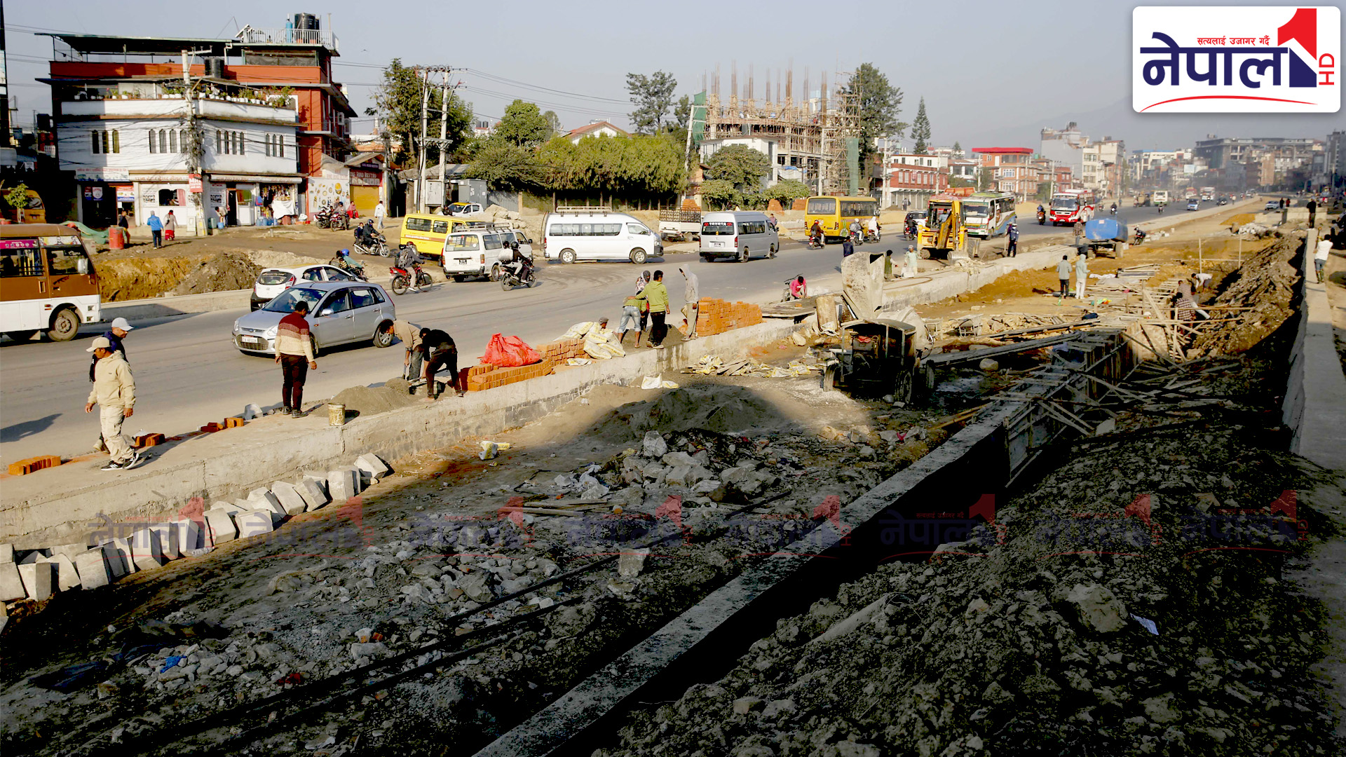 यसरी हुँदैछ चक्रपथ विस्तार {तस्वीरहरु}