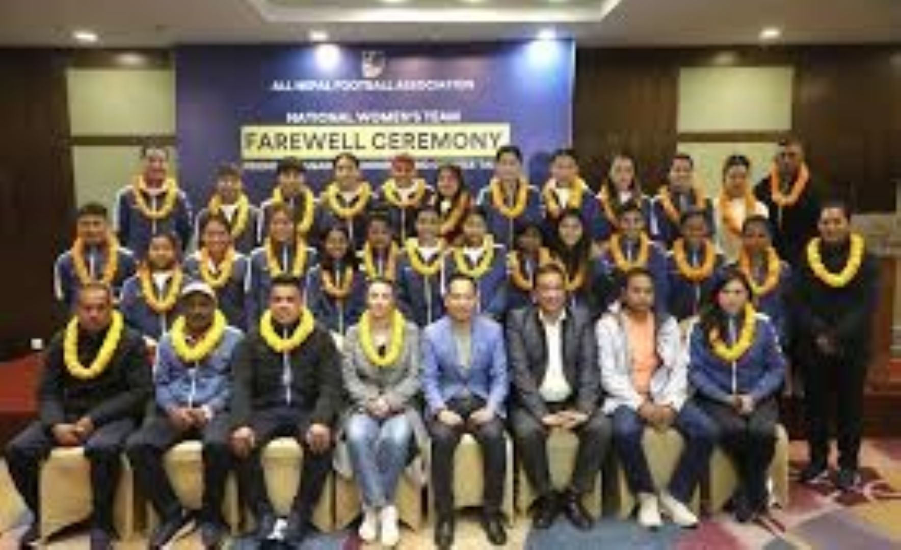 नेपाली महिला राष्ट्रिय फुटबल टोली इन्डोनेसिया प्रस्थान