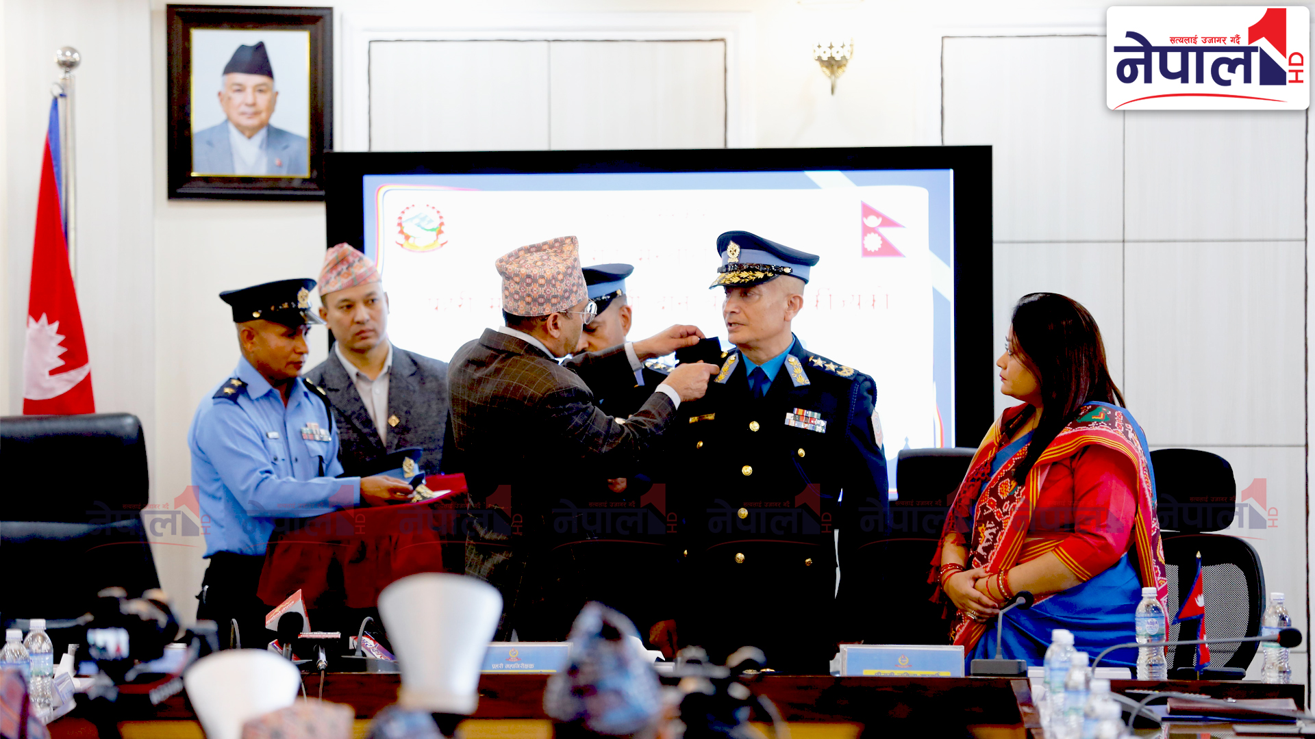नव नियुक्त आईजीपी कार्कीलाई दर्ज्यानी चिन्ह, सम्हाले प्रहरी ‘कमाण्ड’ (तस्वीरहरु)