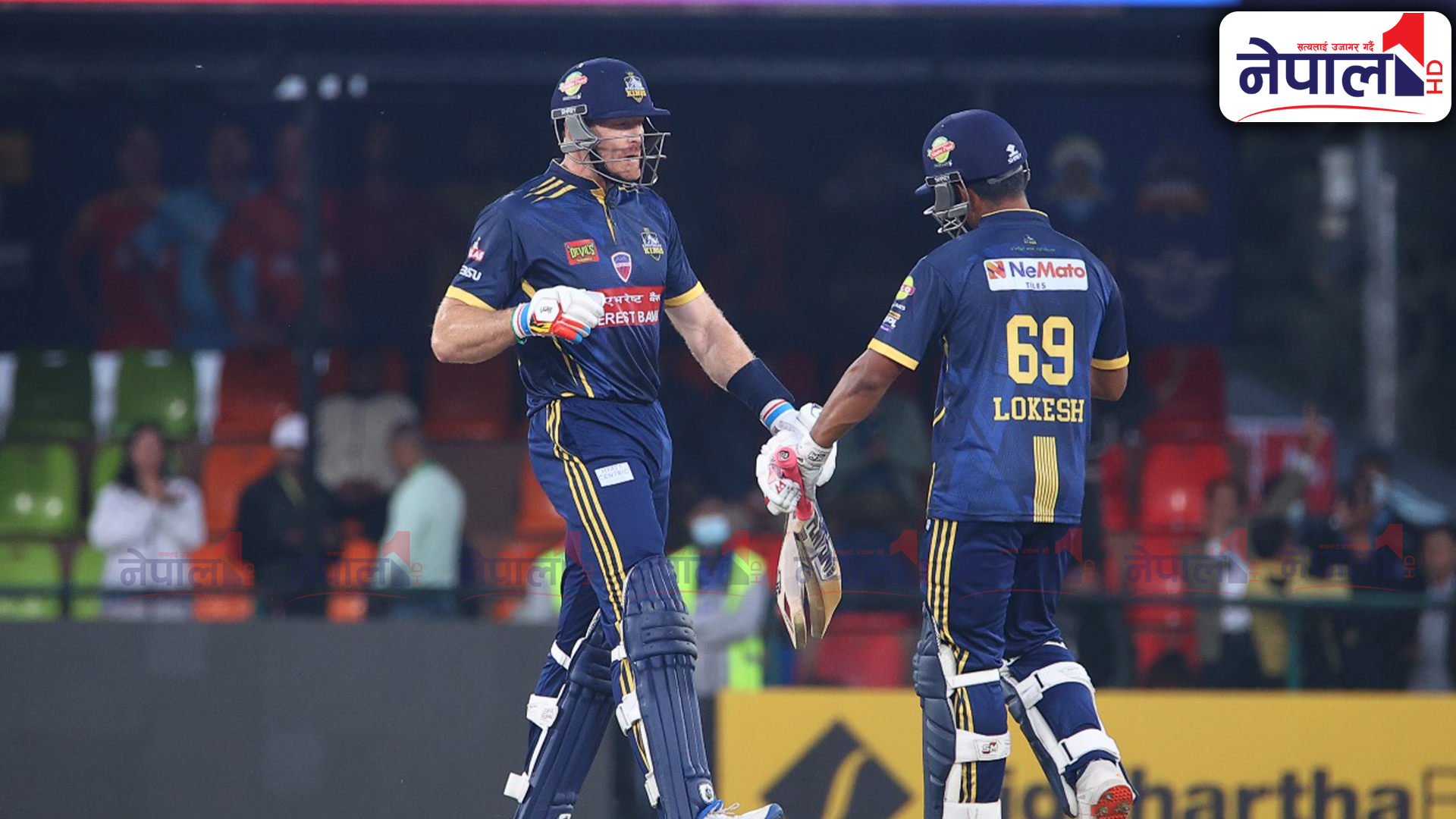 विराटनगरले बनायो एनपीएलमा अहिलेसम्मकै उच्च स्कोर, पोखरालाई २२१ रनकाे चुनाैती