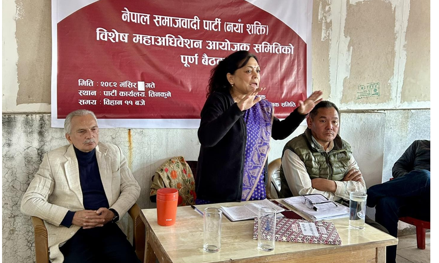 पार्टी एकताका विषयमा छलफल गर्न नेसपा बैठक