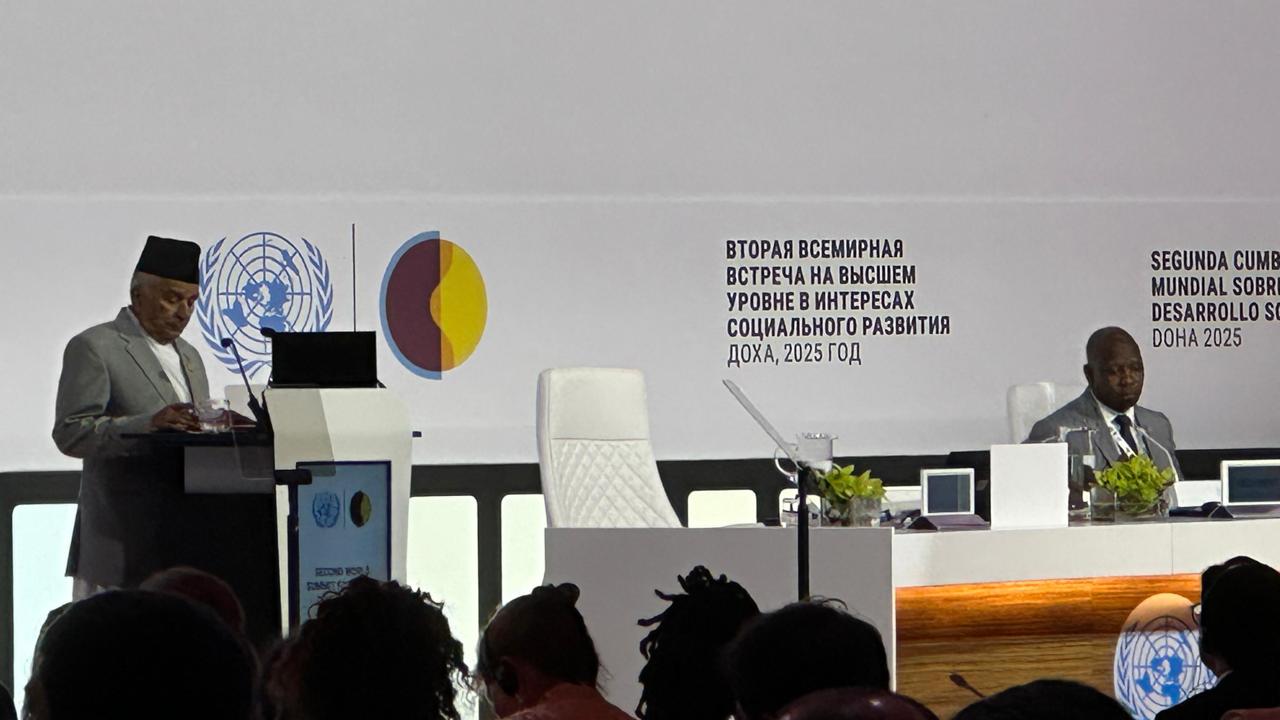 विकासोन्मुख देशहरूका लागि उन्नतस्तरको समर्थन आवश्यक छ – राष्ट्रपति पौडेल